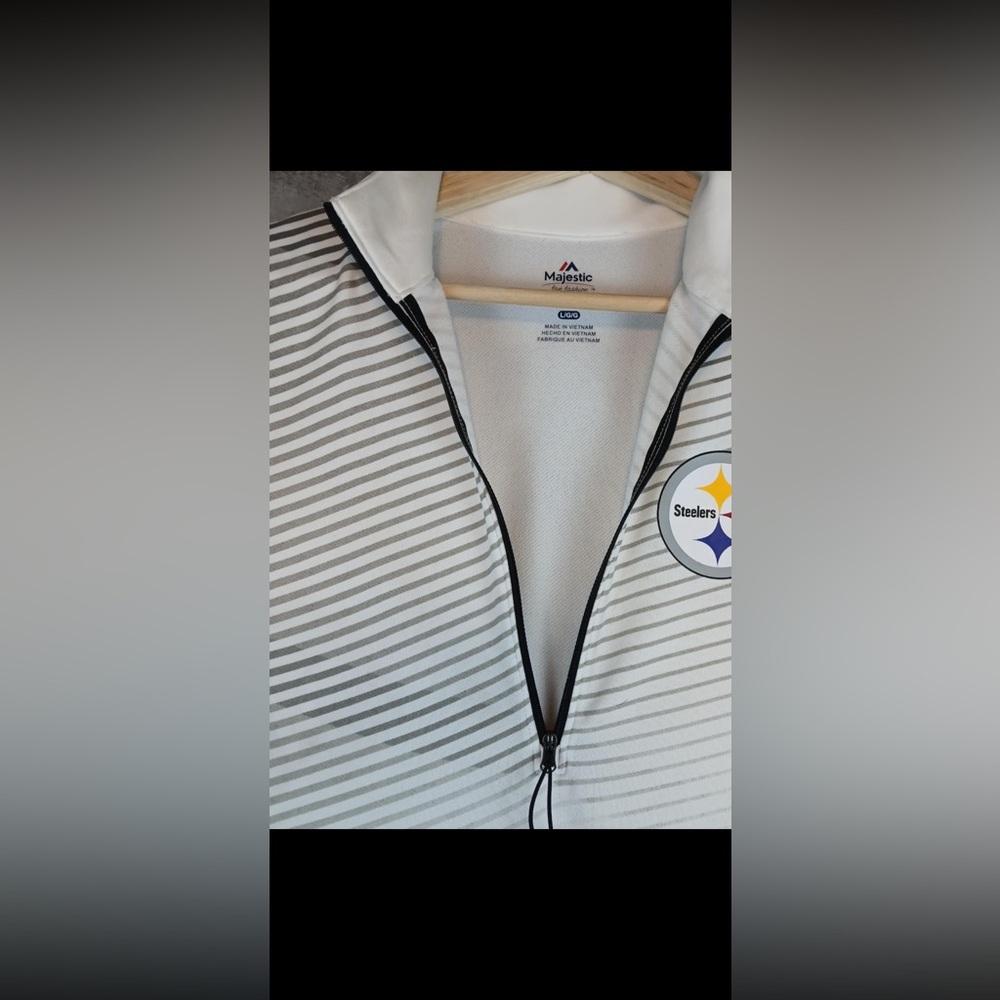 Steelers half zip sweatshirt